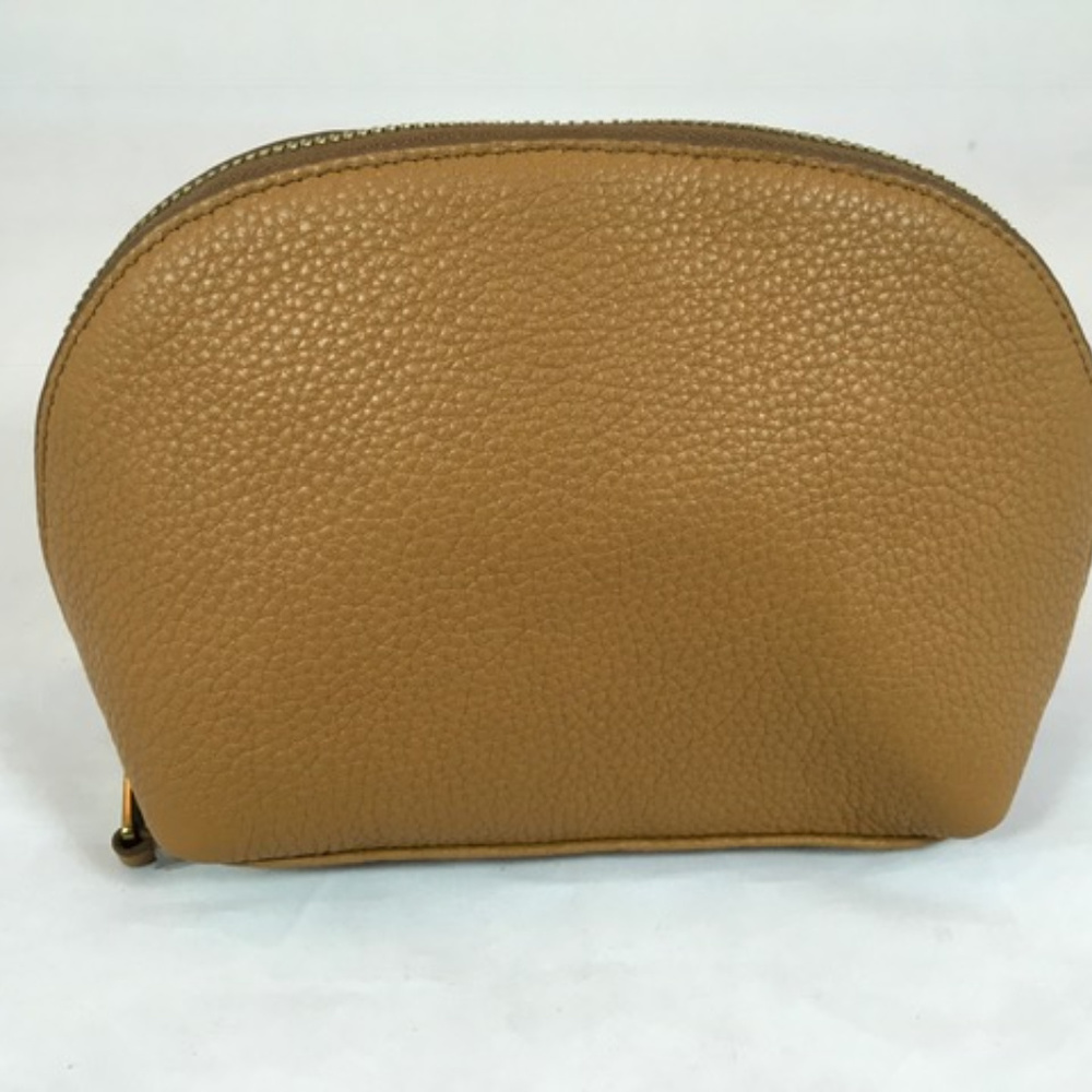 NWT Fossil Leather Cosmetics Case in Camel - Picture 3 of 3